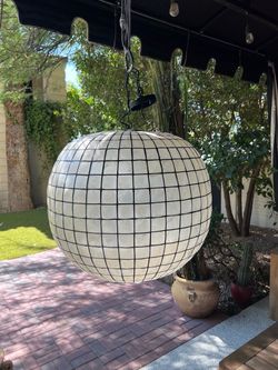 Restoration Hardware Capiz Pendant