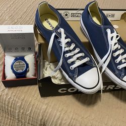 Converse Size 9 And Watch $55 Both New Sale Together Only 