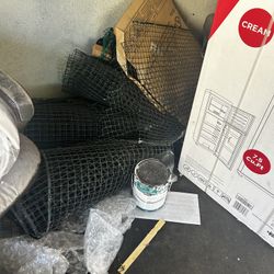 FREE Plastic Mesh and excess cardboard 