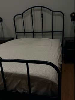 SAGSTUA IKEA FULL SIZE METAL BEDFRAME