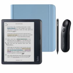 Kobo Libra Colour White Bundle + Stylus 2 + Kobo Remote + Case