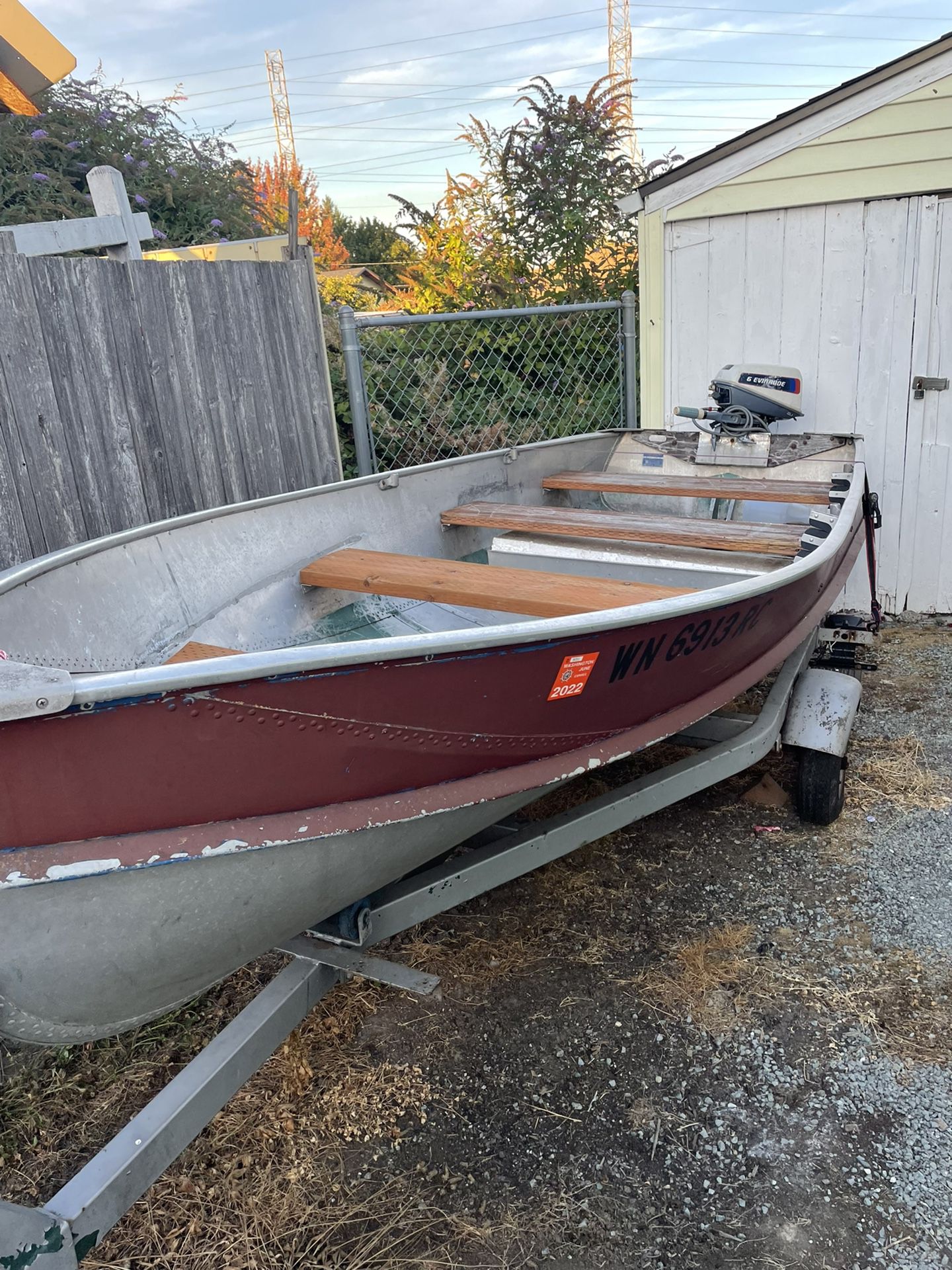 boat and trailer