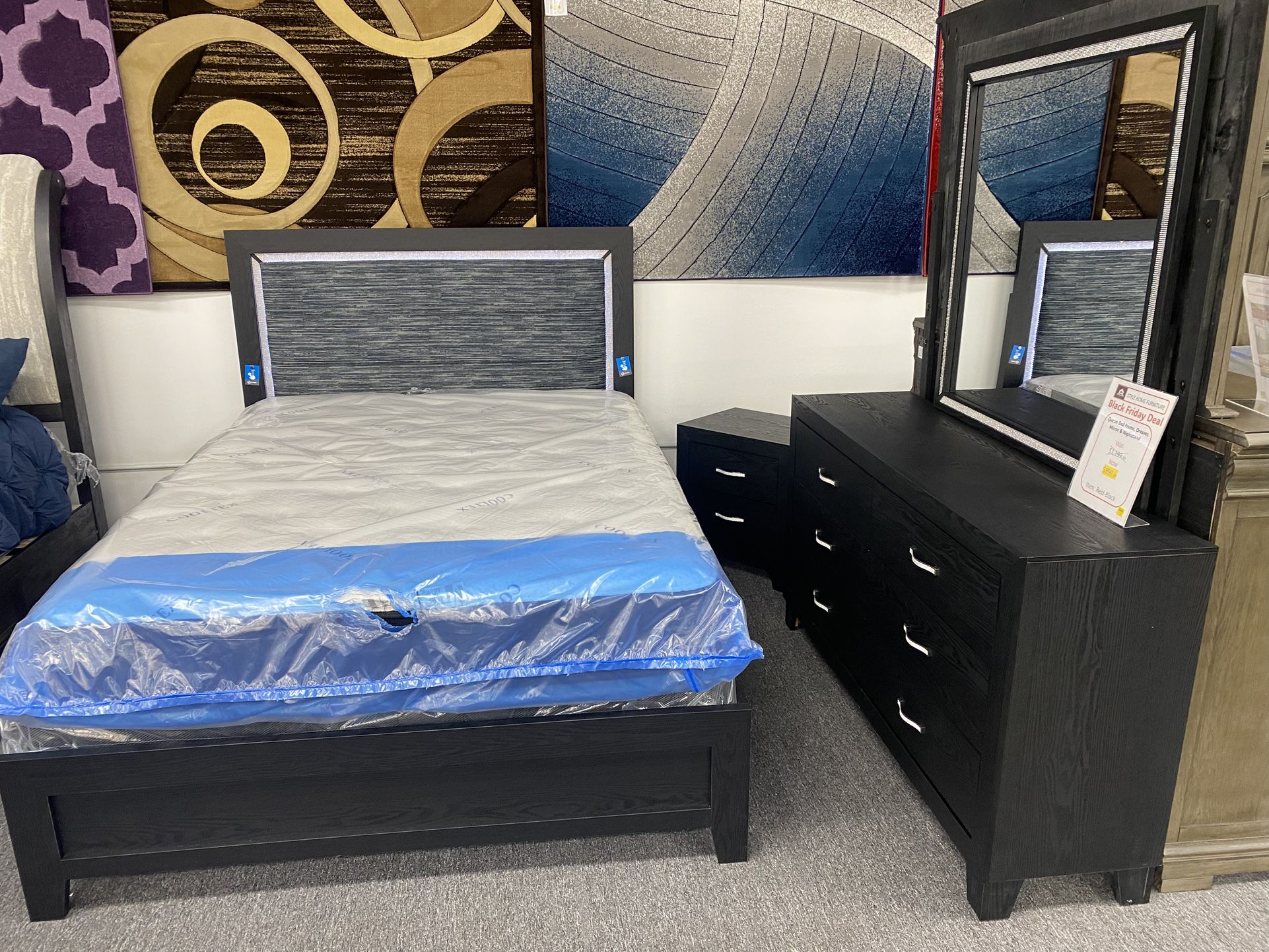 Queen Size Bedframe Set $899