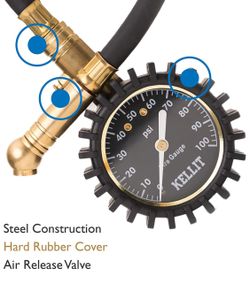 Tire pressure gauge 100psi