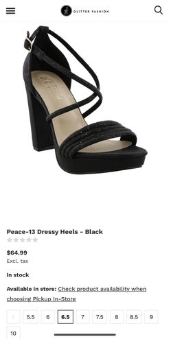 Peace-13 Dressy Heels - Black