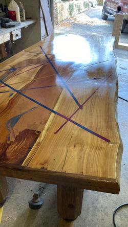 Live Edge River Table 
