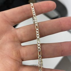 14K Gold Filled Figaro Diamond Cut Anklet 3mm Chain 10"