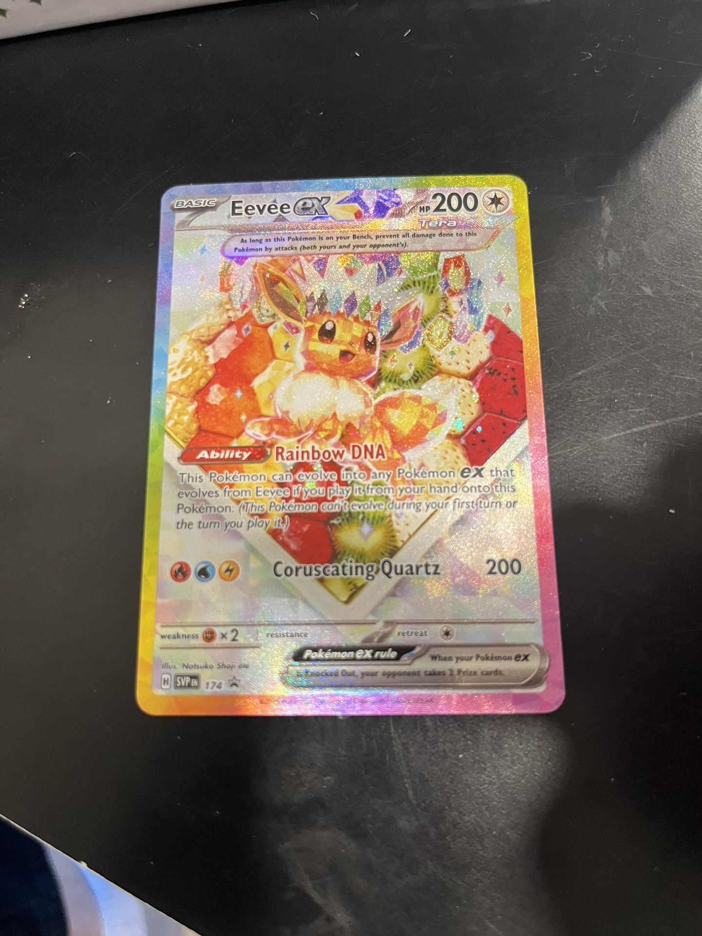 2025 POKEMON PRISMATIC EVOLUTIONS SUPER-PREMIUM COLLECTION #174 EEVEE EX