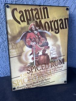 Garage Beer Bar Sign Captain Morgan