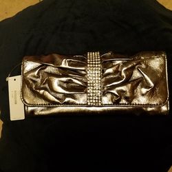 Hand bag Evening purse pewter