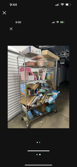 Stainless Steel rack ,Organizer ,6 Tier Shelf