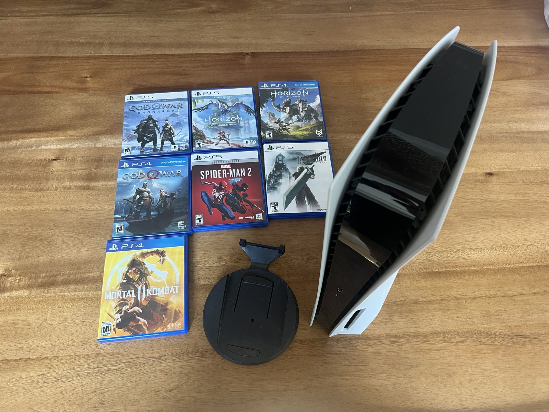 PS5 With Games (no Controller)