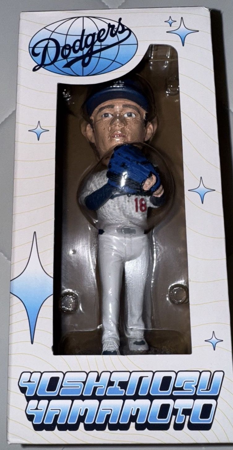 Yoshinobu Yamamoto 2025 Los Angeles Dodgers SGA Bobbleheads