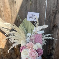 Dried Floral Birthday Gift
