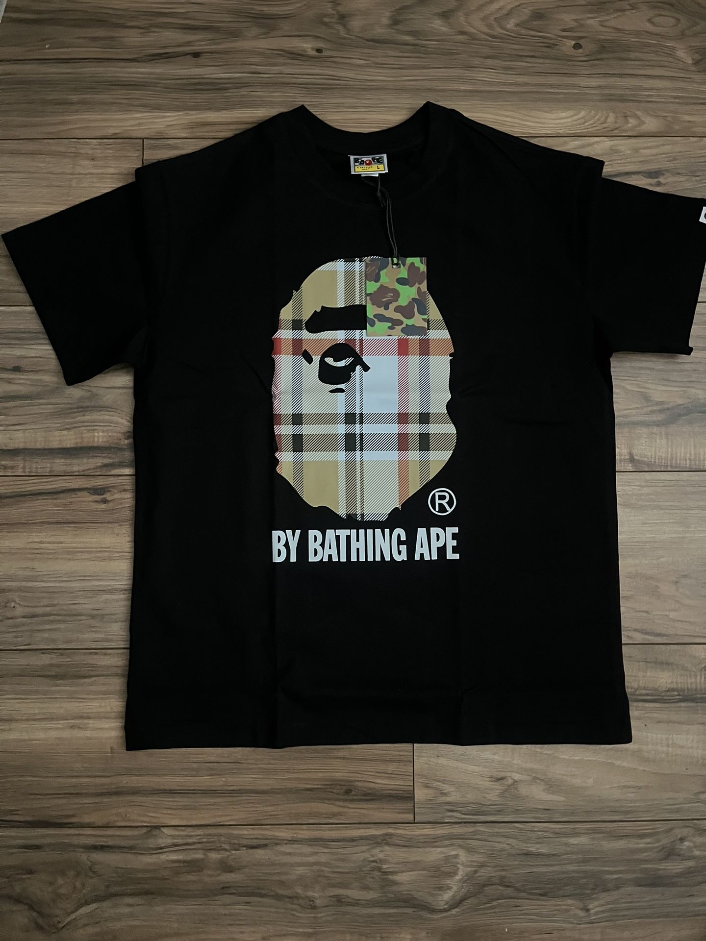 Bape Tee Burberry