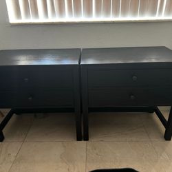 dresser and side table set