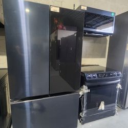 SET SAMSUNG BESPOKE 3-Pieces Refrigerador 36"Family HUB