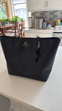 Kate Spade Black Tote Bag | Large Work/Everyday Bag | 11” x 15”