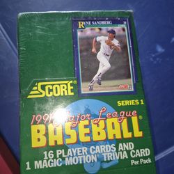 1991 Score Major League Baseball  Sealed Box Of Cards