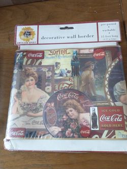 Coca Cola 1998 Restore & Restyle American Spirit 15' Decorative Wall Border. NEW