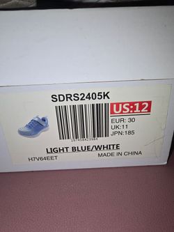 Dream Pairs Kids Sneakers - Light Blue/White (Size US 12)