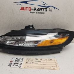 2 broken tabs 2014 - 2018 JEEP CHEROKEE LEFT LED HEADLIGHT OEM 2015 - 2016 AW21955