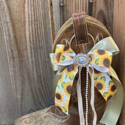 Boot Bow (western Accessories, Cowgirl Accessories)