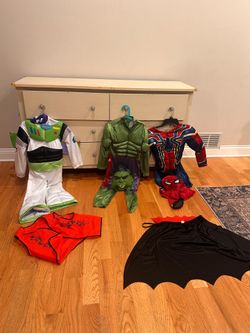 Boys assorted costumes for ages 4+