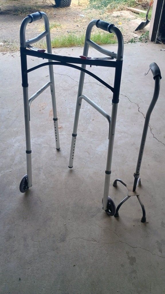Free Walker And Cane 