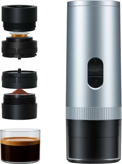 🔥NEW Portable Electric Espresso Machine – Self-Heating Travel Coffee Maker
