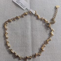 Cadenita tobillera  de elefantitos 