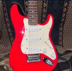 squire mini electric guitar