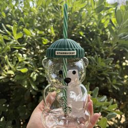 Starbucks Glass Bear Cup 