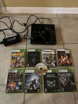 XBox 360 Console, Games And Controller 