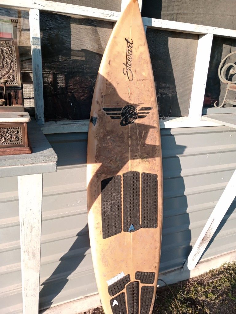 Only 150 Vintage Steward Surfboard Very Cool Display Piece Or Use It