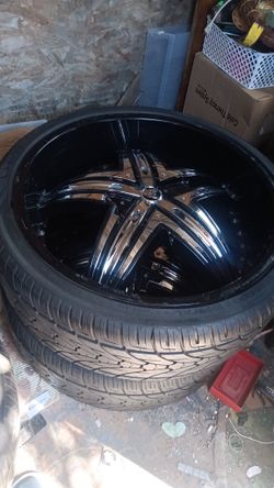 Brand New  305 /30 ZR26  TIRES WITH RIMS