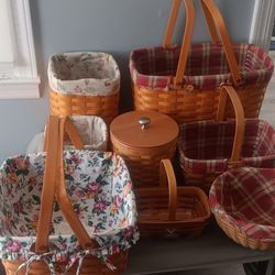 Longaberger Baskets Lot