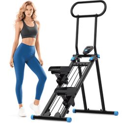 HXD-ERGO Stair Stepper for Home, Full-Body Exercise Stair Climber, Compact Foldable Step Machines Designed for Home Workouts & Small Spaces