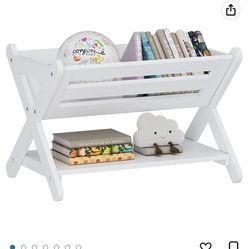 Kids' Book Caddy with Shelf