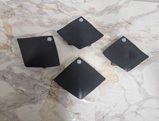 Black Square Motion Sensor Lights – Set of 4