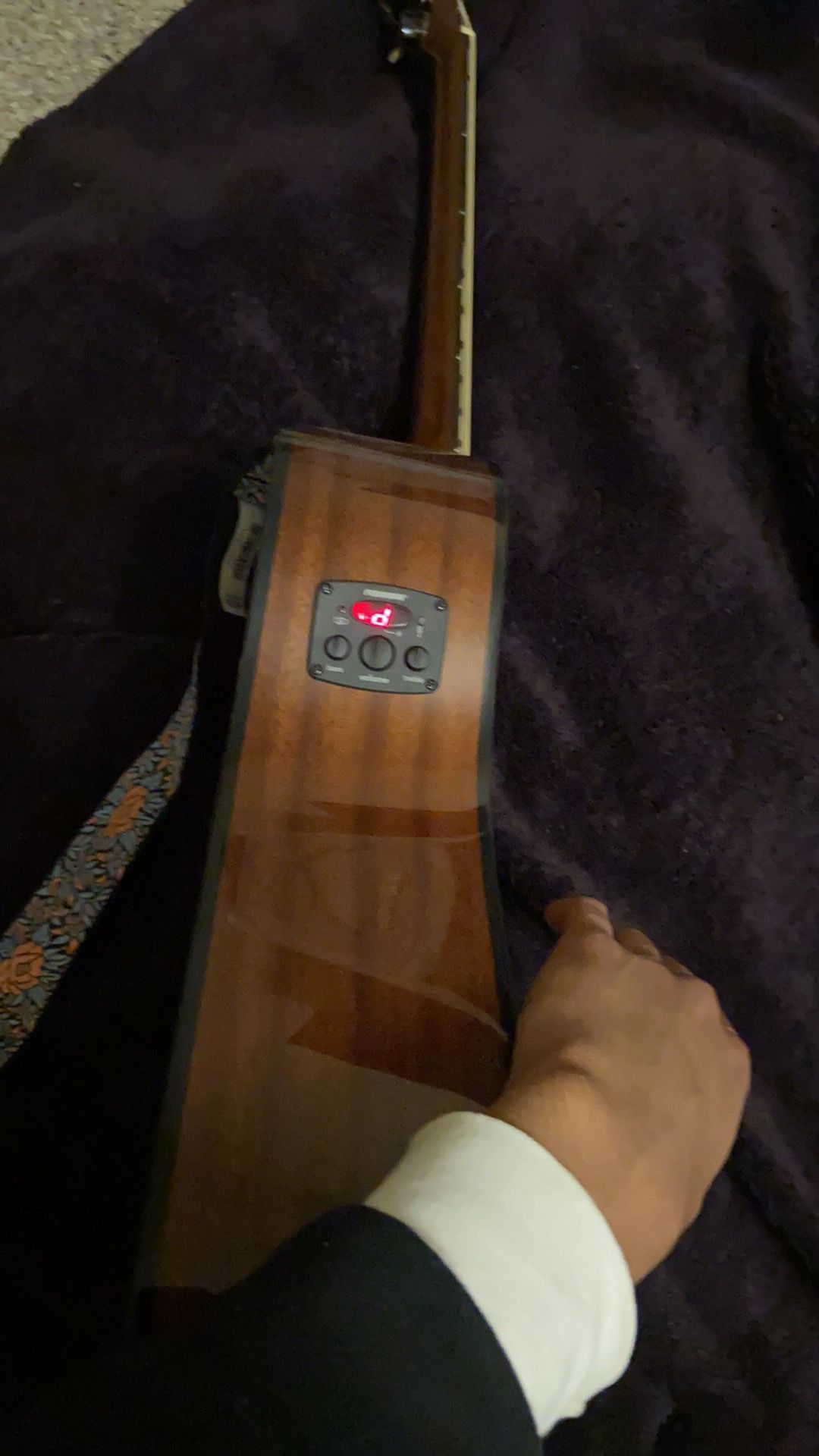 Acoustic Guitar With a built In Tuner