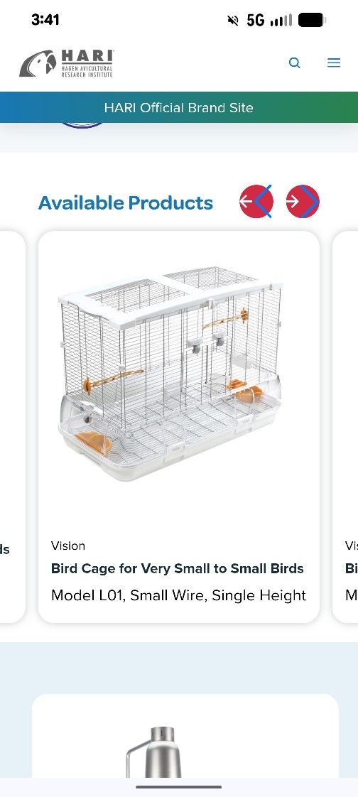 Vision Bird Cages, Ect