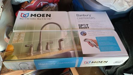 New Moen Barbury Kitchen Faucet
