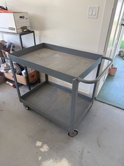 Steel Shop Cart