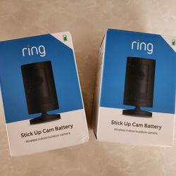 New Ring Stick Up Cams Black 