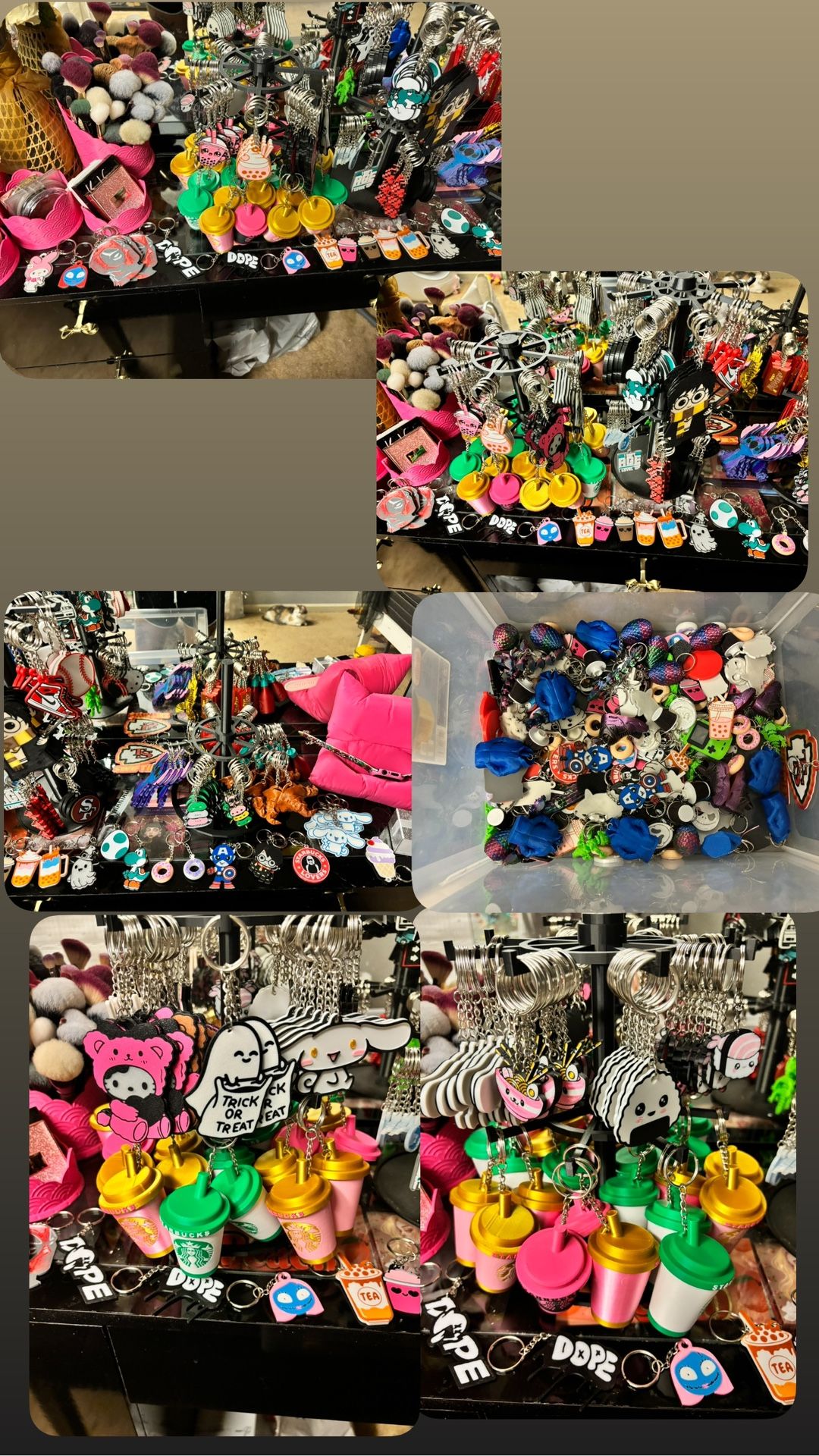 Custom Keychains, Earrings And More