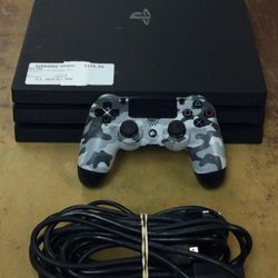 PlayStation 4 Pro Game System 1TB Includes Cameo Controller, Power Cord, HDMI, & Charger Cord 