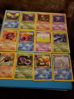 Pokemon 1st edition French fossil cards