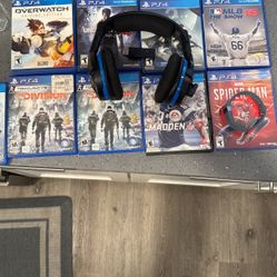 PS4 Games With Headset And Fitbit