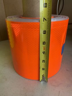Orange neon Reflective tape